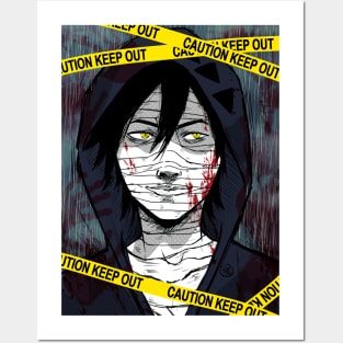 Zack foster/ satsuriku no tenshi/ anime style Posters and Art